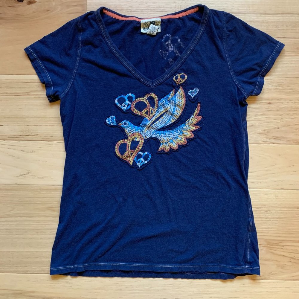 Lucky Brand Peace Tee Shirt, Size Large